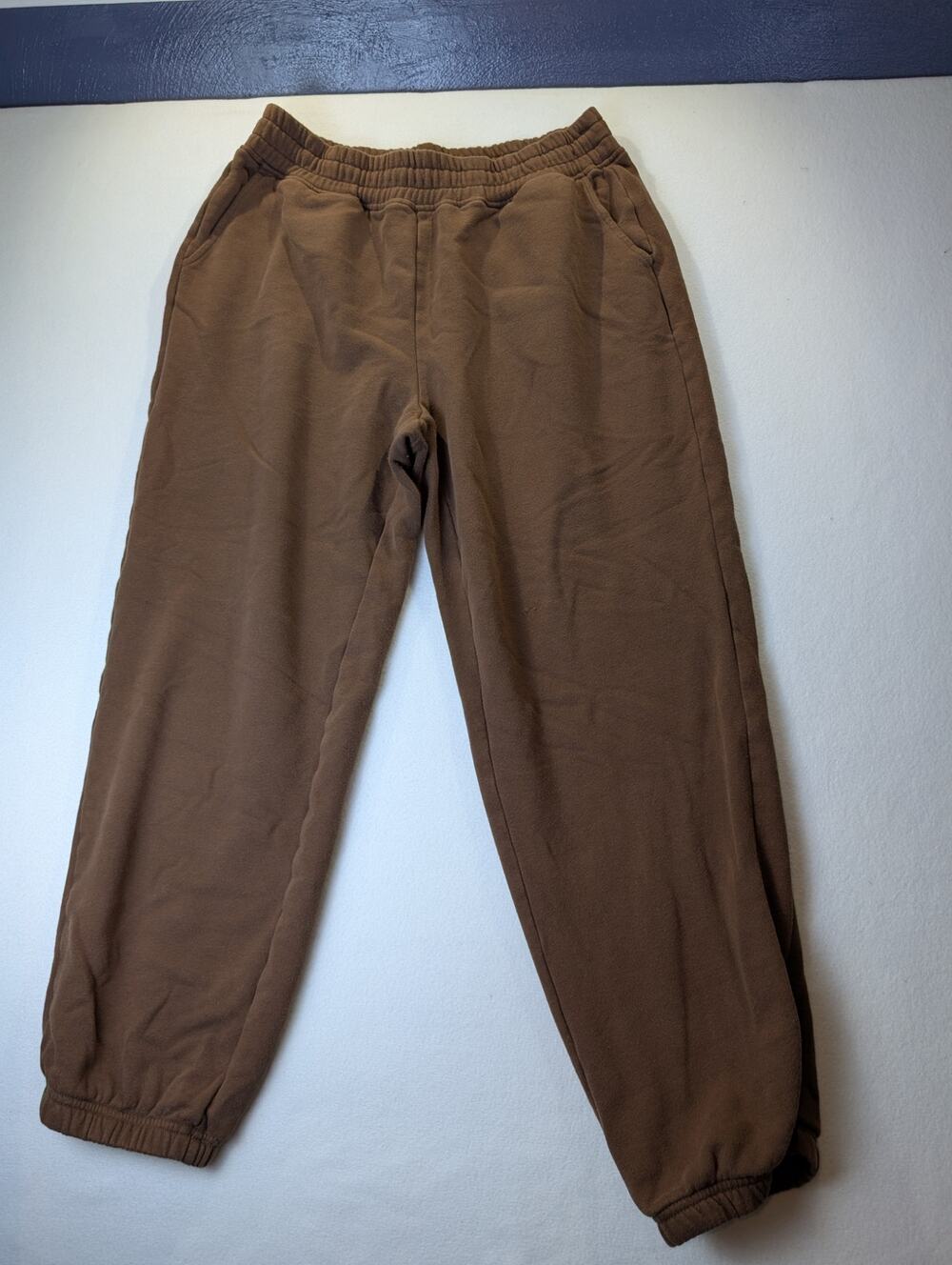 American Eagle Brown Sweat Pants with Pockets Size Large